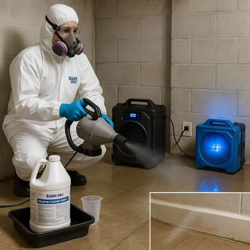 Sanitization and Odor Removal process in Mount Dora, FL